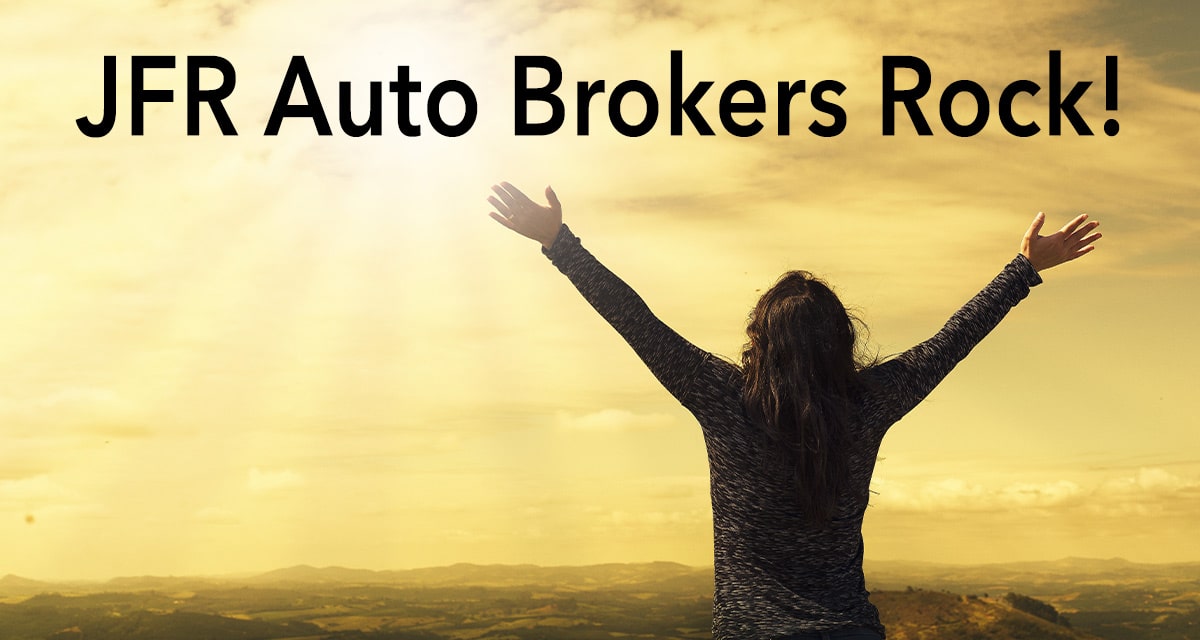 Women with outstretched arms celebrating car loans with bankruptcies
